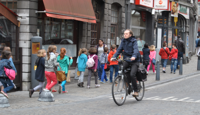 Augmentation marquée du nombre de cyclistes à Liège et Huy