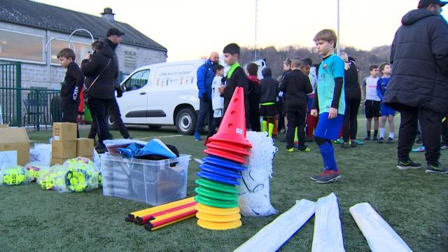 Le Panathlon Wallonie-Bruxelles offre du matériel au FC Trooz