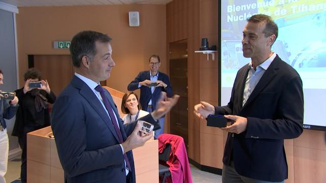Le Premier en visite à la centrale nucléaire de Tihange