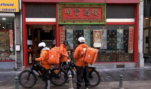 Des livreurs récompensent le restaurant "Palais de Ming" à Liège