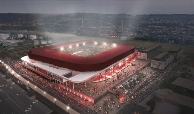 Découverte du futur stade du Standard avec Bruno Venanzi