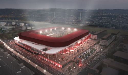 Découverte du futur stade du Standard avec Bruno Venanzi