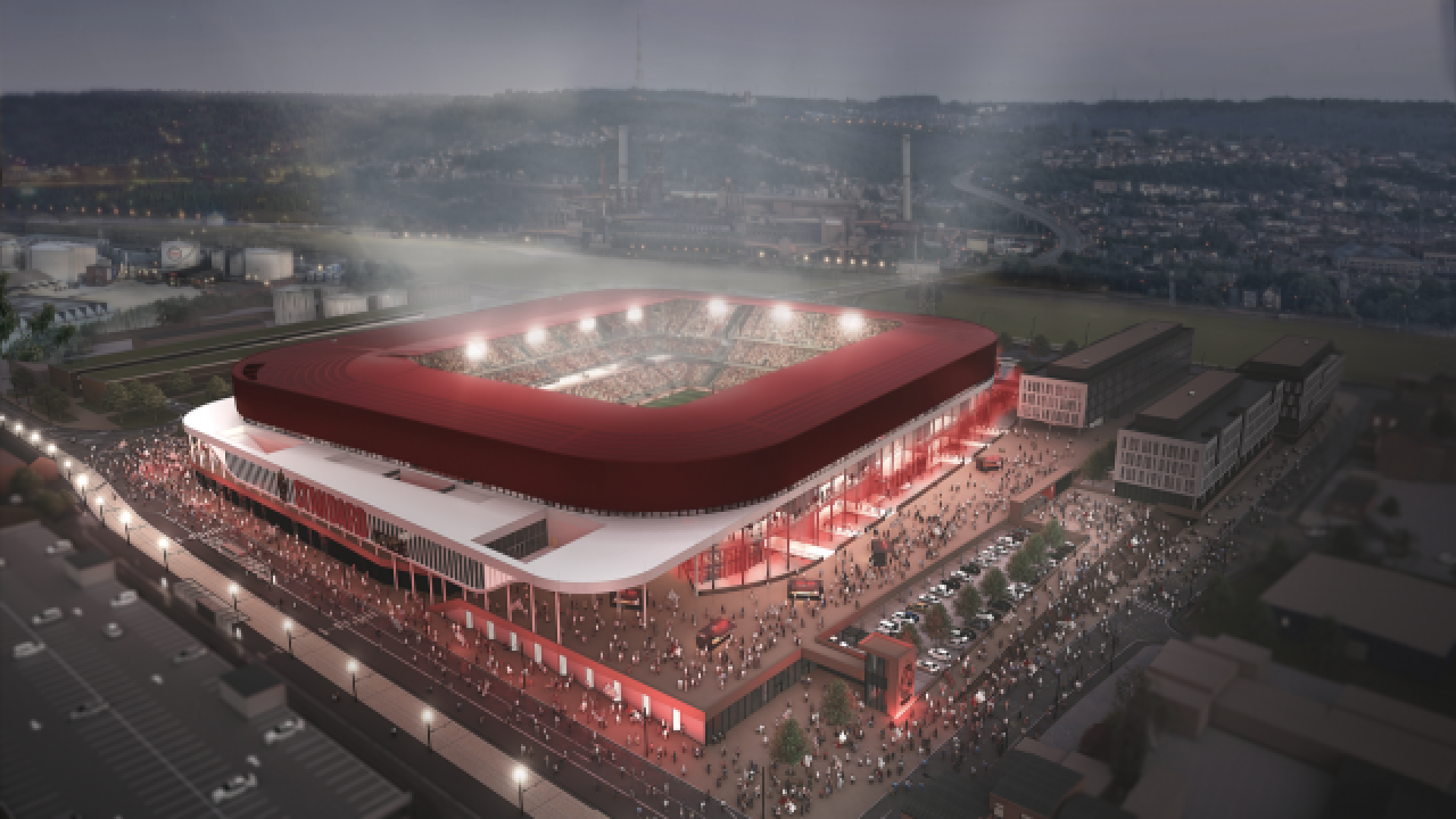 Découverte du futur stade du Standard avec Bruno Venanzi