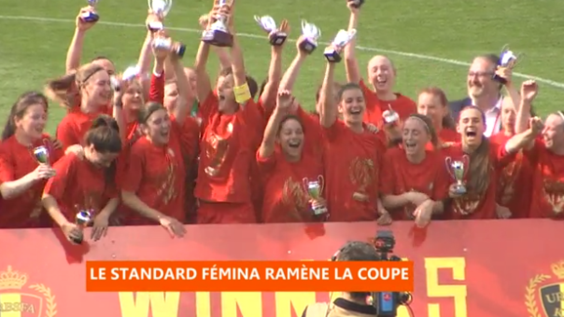 Le Standard Fémina remporte la coupe de Belgique