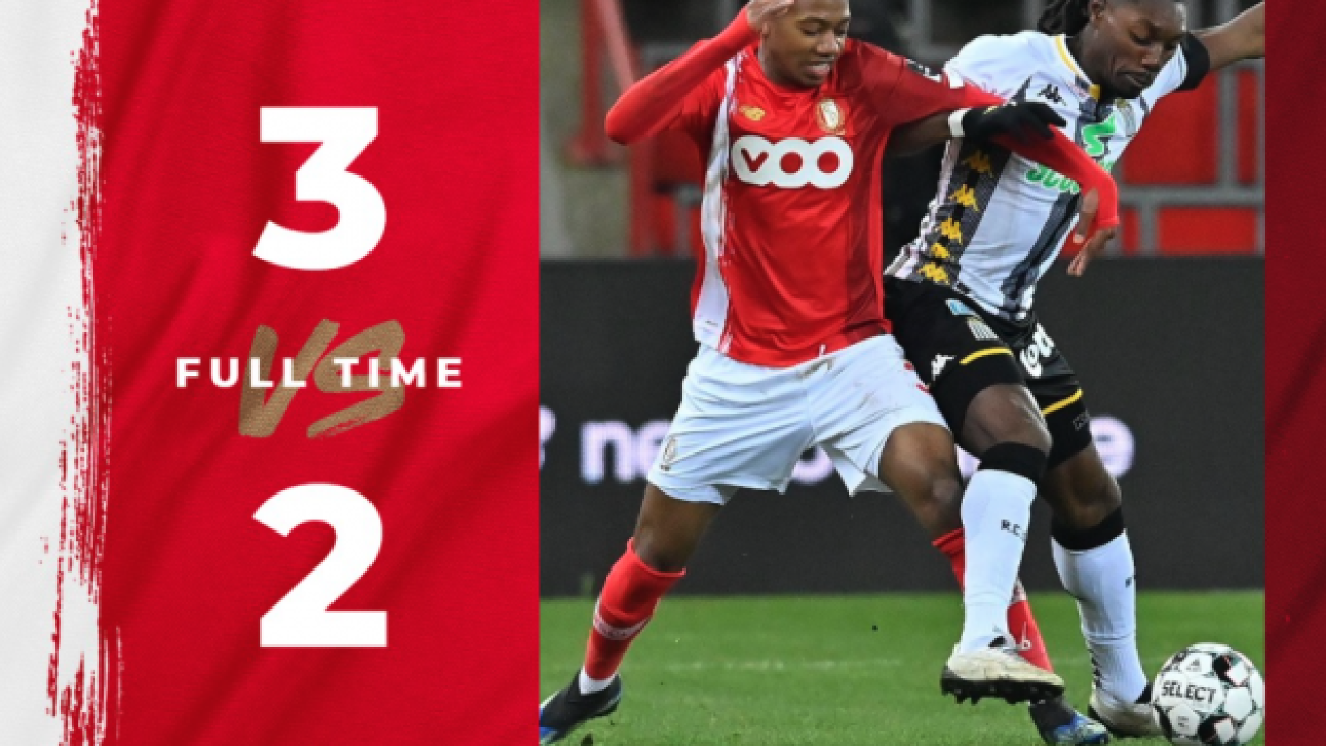 Le Standard s'offre un choc wallon intense contre Charleroi 