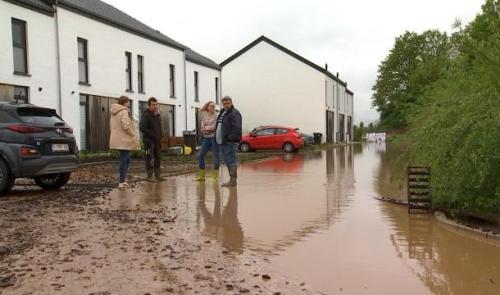 Le village d'Omal fait les frais de la météo : inondations et coulées de boue 