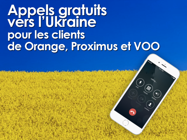 Les appels téléphoniques vers l’Ukraine gratuits
