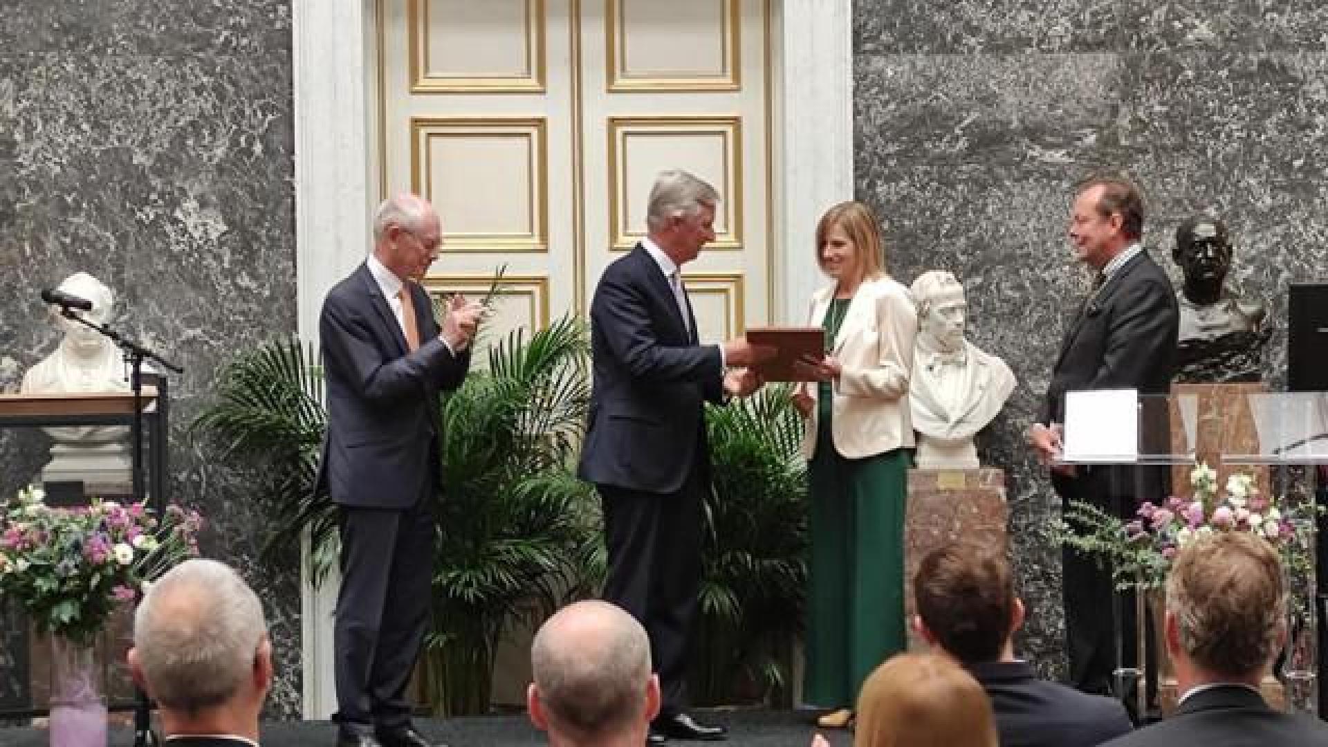 Les chercheurs liégeois Veerle Rots et Michaël Gillon ont reçu leur Prix Francqui