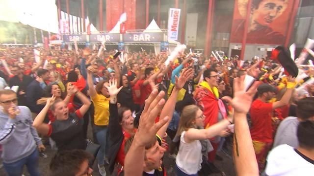 Les Diables Rouges en démonstration, Sclessin exulte !