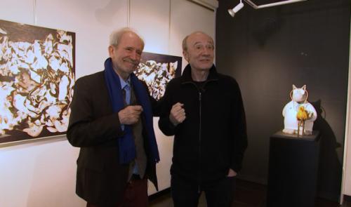 Les frères Geluck exposent ensemble à la galerie Liehrmann