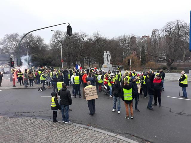 Les gilets jaunes manifestent à Liège ce samedi