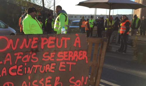 Les gilets jaunes ont bloqué la E25 à Lixhe durant la nuit