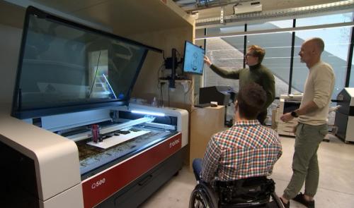 Les imprimantes 3D du Relab de Liège au service des PMR