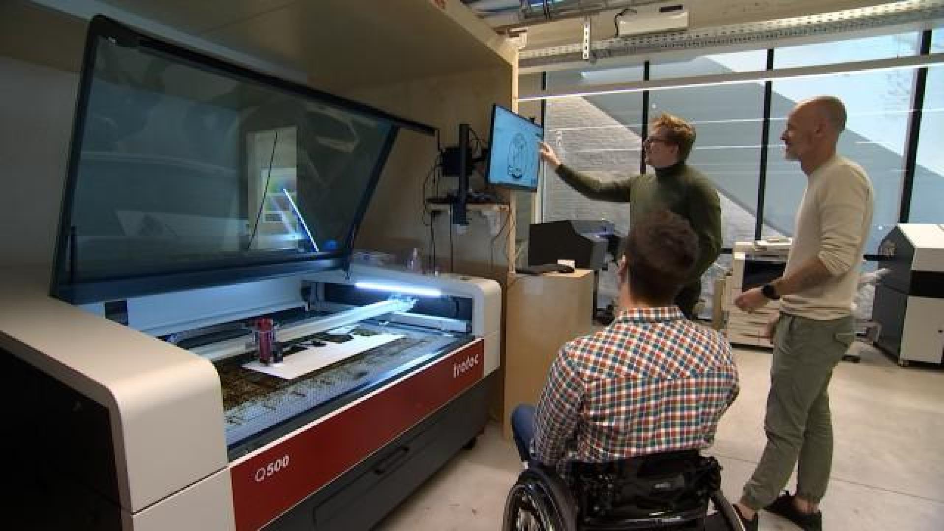 Les imprimantes 3D du Relab de Liège au service des PMR