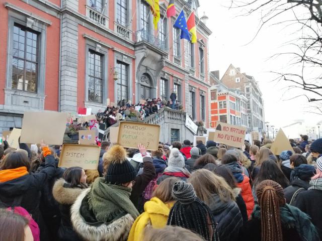 Les jeunes Liégeois mobilisés en faveur du climat