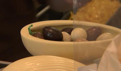 Les oeufs en chocolat ont la cote à l'approche de Pâques 