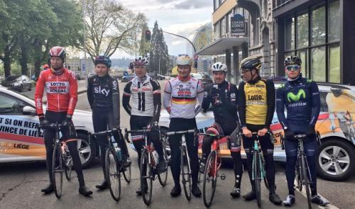 Les sprinteurs allemands reconnaissent l'arrivée du Tour à Liège 
