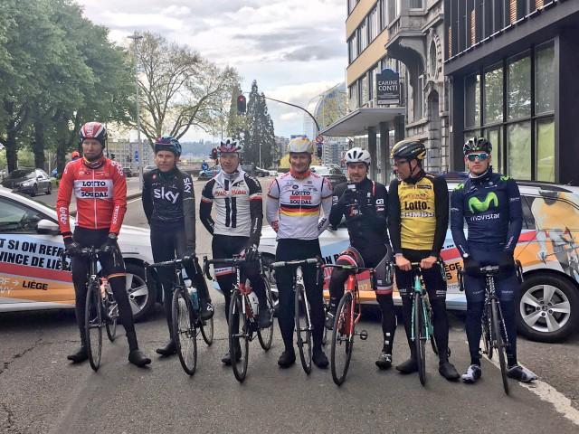 Les sprinteurs allemands reconnaissent l'arrivée du Tour à Liège 