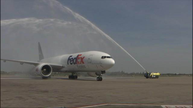 Liaison logistique Liège - Memphis : vol inaugural