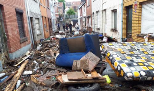 Liège :  13 700 personnes sinistrées dans 4848 bâtiments 