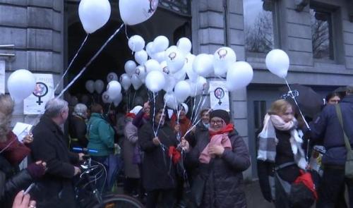 Liège : 200 personnes ont pris part à la cyclo-parade féministe