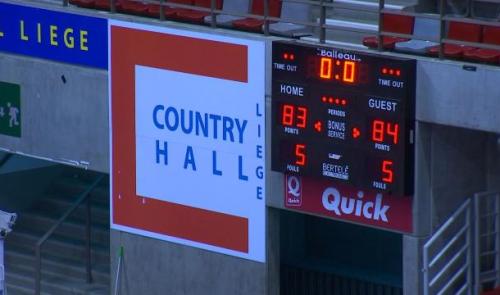 Liège Basket: défaite à la dernière seconde