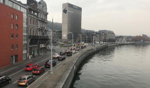 Liège centre bloqué par des gilets jaunes