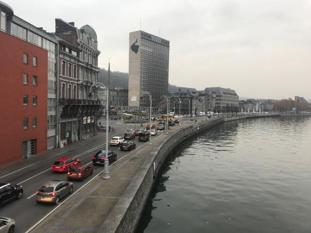 Liège centre bloqué par des gilets jaunes