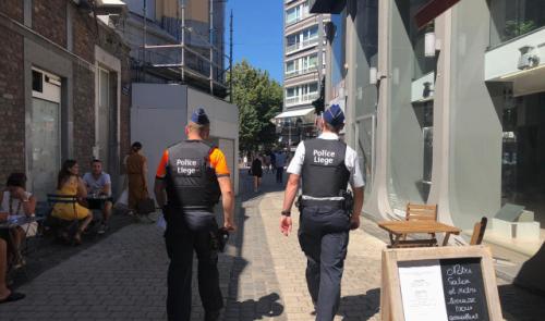 Liège : consignes covid plutôt bien respectées, une moyenne de 35 PV ce week-end