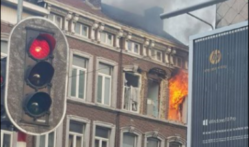 Liège : une explosion de maison fait 2 blessés rue Gretry.