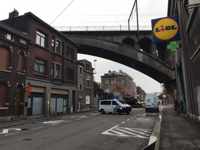 Liège : incendie et effondrement de façade