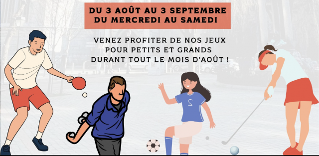 Liège : jeux en plein air sur la Place Saint Paul