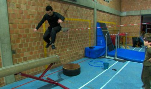 Liège: le stage de Parkour a fait le plein