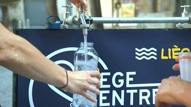 Liège : points d'eau potable temporaires 