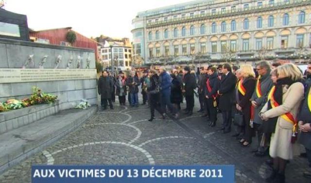 Liège se souvient des victimes du 13 décembre 2011
