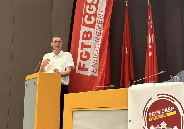 Luc Toussaint reprend mercredi la barre de la CGSP-Enseignement