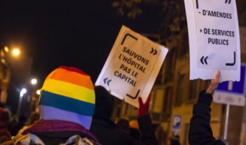 Les manifestants 