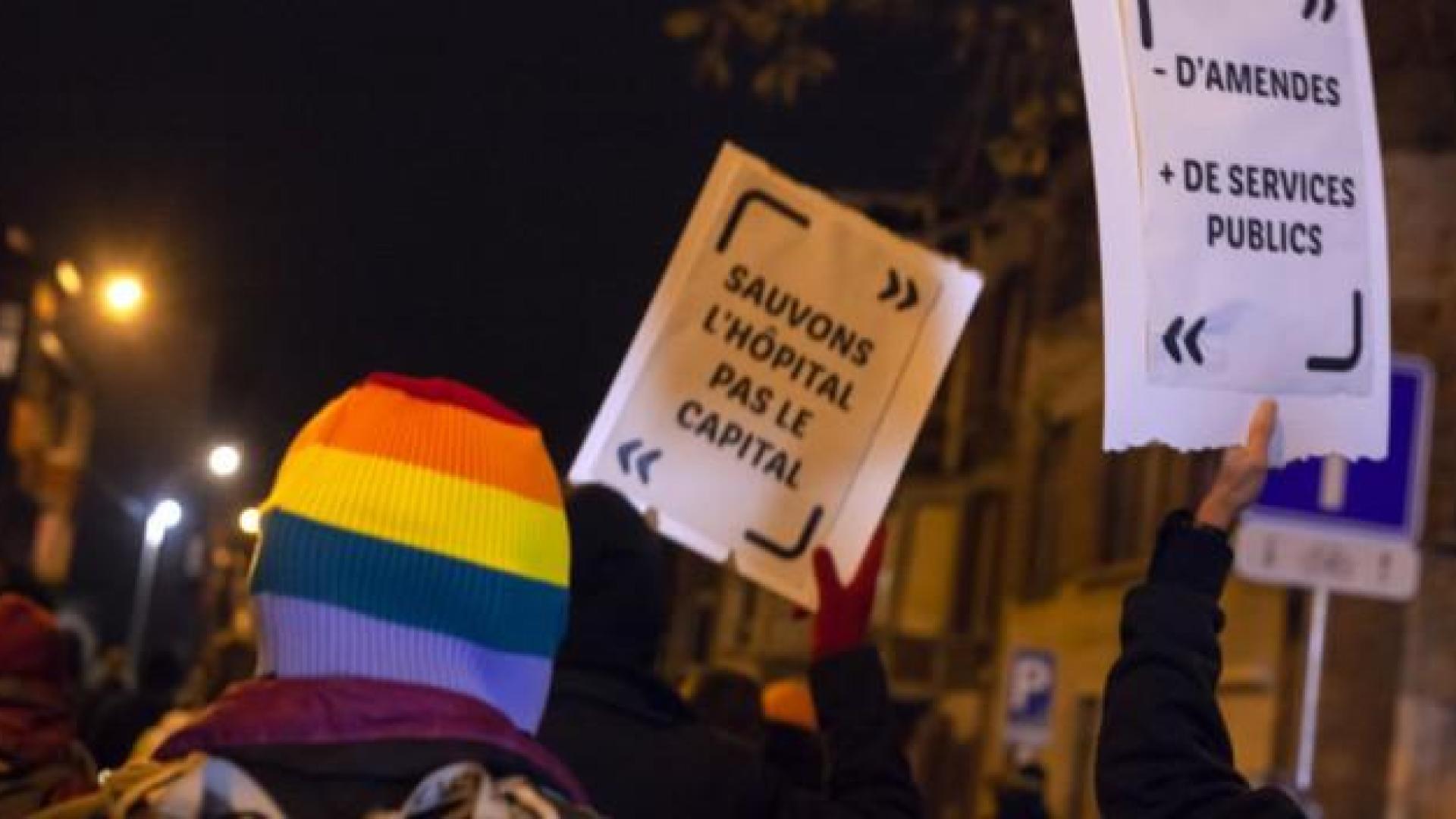 Les manifestants 