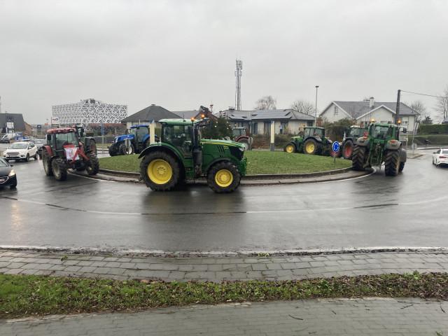 PAC : manifestation d'agriculteurs à Awans 