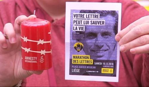 Marathon de lettres en faveur des Droits de l'Homme