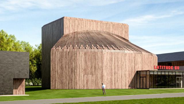 Marchin: Un cirque tout en bois pour Latitude 50