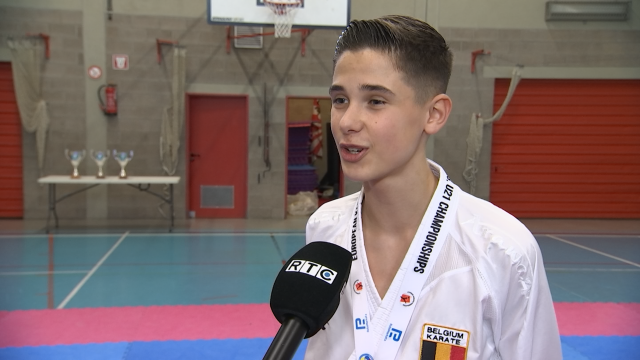 Matt Rombeaux, jeune prodige de karaté, double champion d'Europe !