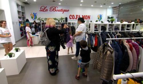 Médiacité: inauguration d'une boutique gratuite pour les familles monoparentales