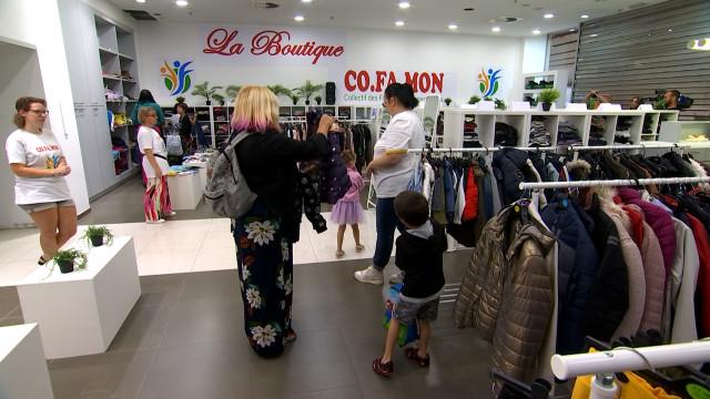 Médiacité: inauguration d'une boutique gratuite pour les familles monoparentales
