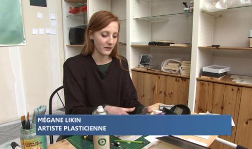 Mégane Likin à l'espace Jeunes artistes du musée de la Boverie