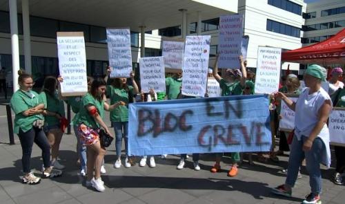 MontLégia : le personnel infirmier du bloc opératoire est en grève