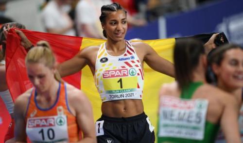 Nafi Thiam, championne d'Europe indoor de pentathlon 