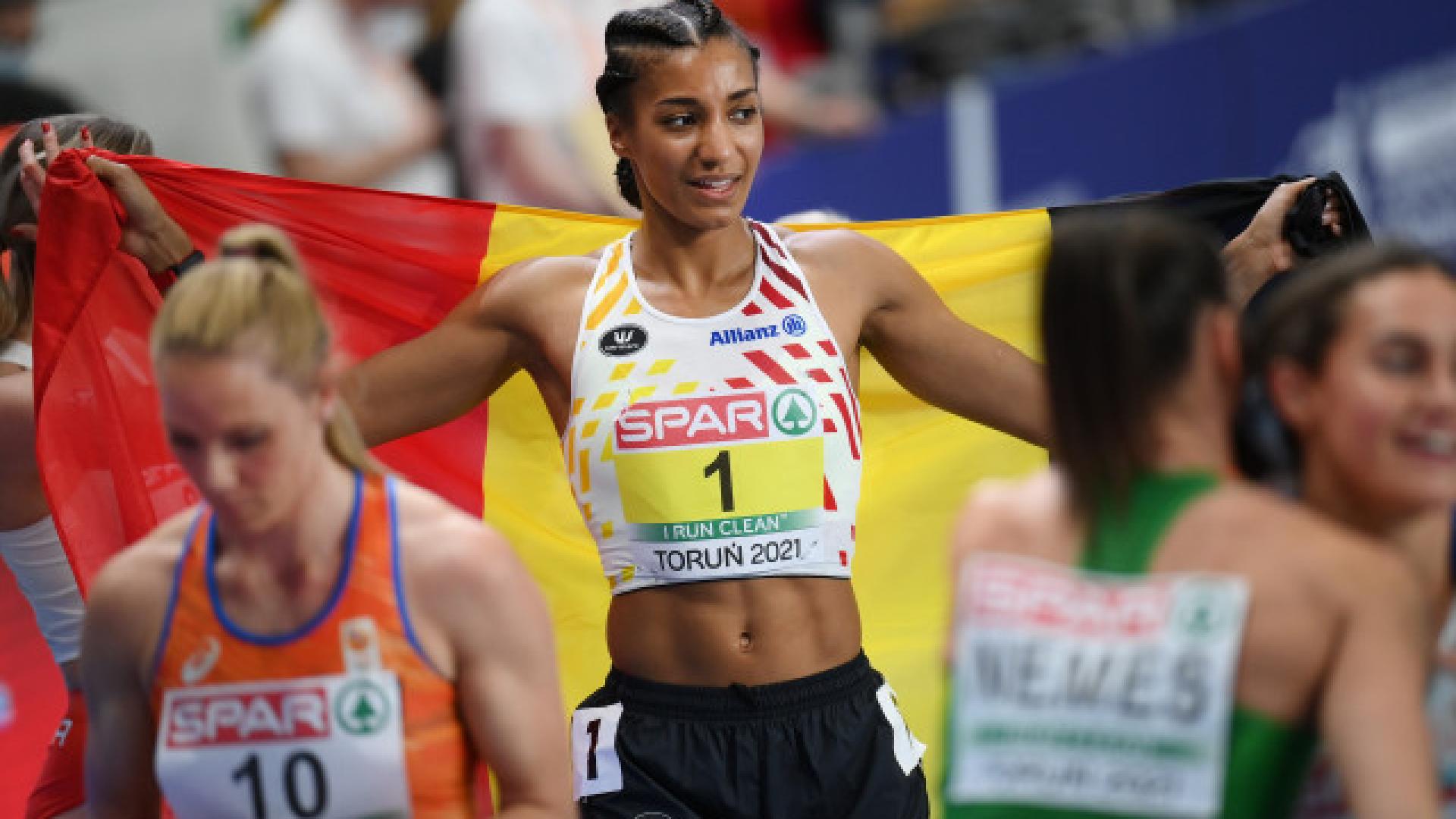 Nafi Thiam, championne d'Europe indoor de pentathlon 
