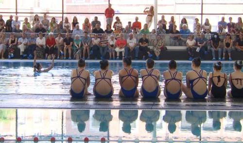 Natation synchronisée: immersion au gala des championnes de Belgique