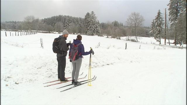 Neige : 40 centimètres dans les Hautes Fagnes, tout bon pour le ski de fond 